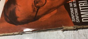 Schaden an einem LP-Cover